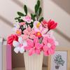 550Pcs Plush Stems Flower Craft Set with Instruction for Vase Flower Arrangements Wedding Table Centerpieces Decoration