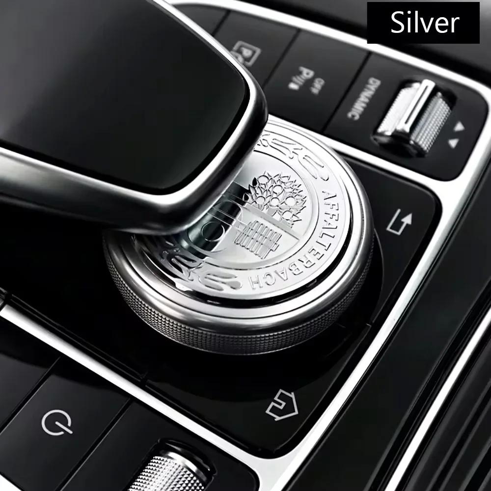 

GLC GLB Silver Mouse Knob Sticker AFFALTERBACH Multimedia Emblems For AMG Sticker AMG Center Console Sticker for Mercedes-benz