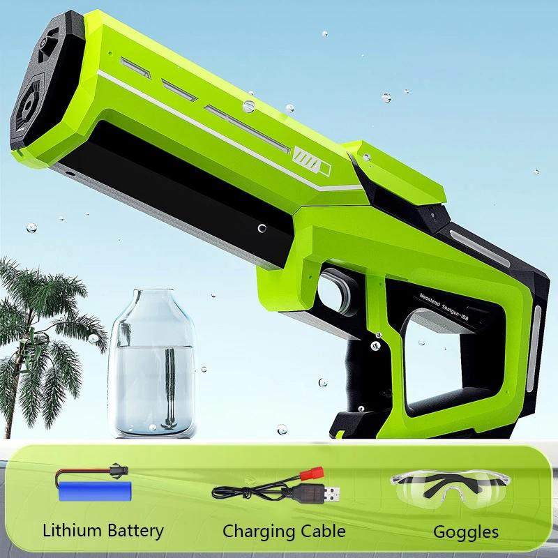 Electric Water Guns for Adults Kids, Automatic Water Gun with 19-32Ft Shooting Range, Battery Powered Waterproof Water Gun