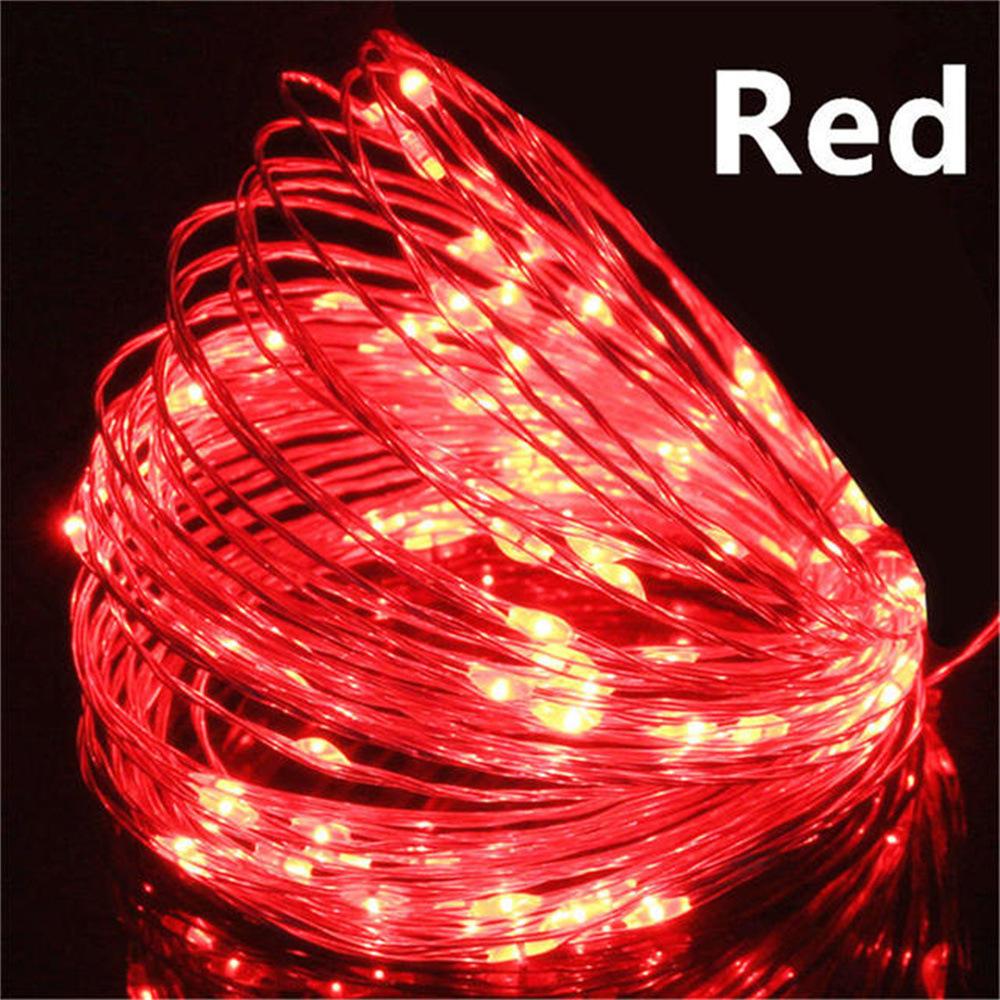 10M USB LED String Lights Copper Silver Wire Garland Light Waterproof Fairy Lights For Christmas Wedding Party Decoration KTY