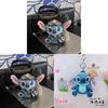 Lilo Stitch Plüsch Schlüsselanhänger mit Tiermuster für Rucksack und Tasche Dekoration