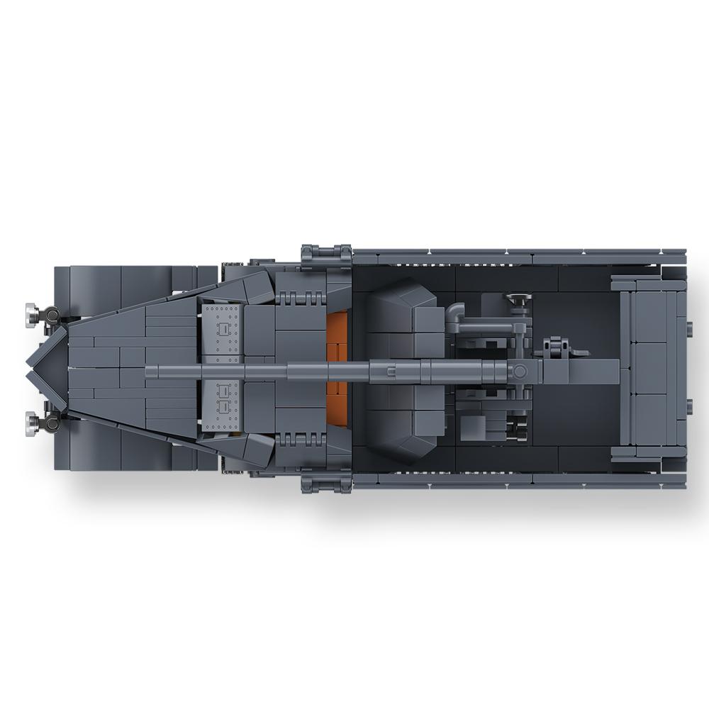 726pcs WW2 Army Military Soldiers German 88 MM Flak Transport Vehicle Model Assemble Building Blocks Bricks Children's Toys