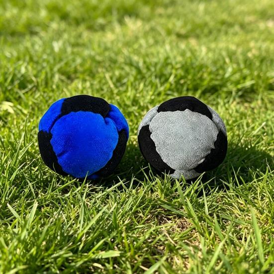 World Footbag, Handwoven Juggling Balls for Kids Adults, Soft Stress Relief Toy for Outdoor Party Game Entertainment