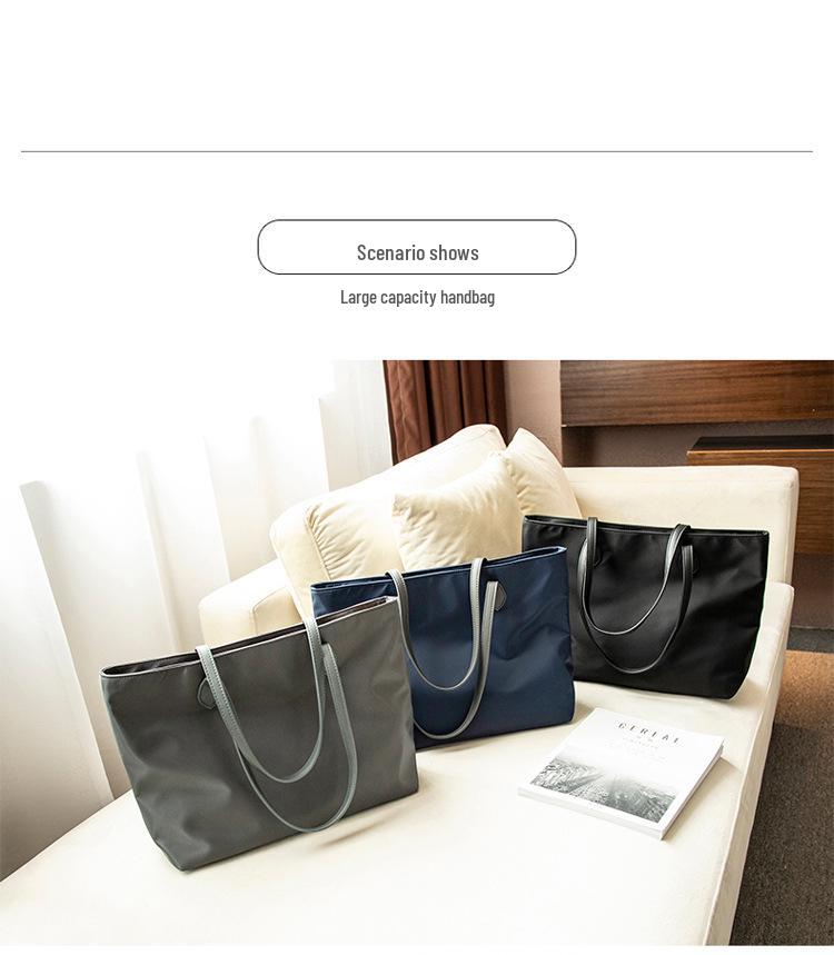Tao Yin Fashionable Oxford Cloth Large Women's Shoulder Bag - 2024 Korean Style