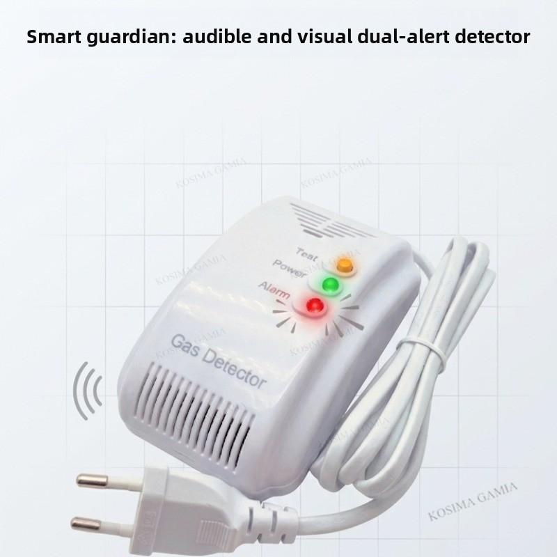 LPG Natural Gas Detector Propane Butane Sensor Sensor Alarm Motor Home Camper Marine LED Flash Alarm Sound Safety Alarm Detect
