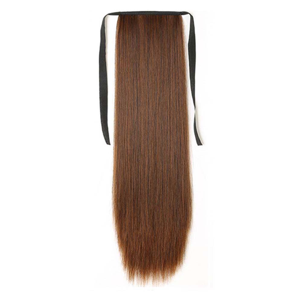 Ponytail Hair Accessories Long straight Wigs Drawstring Ponytail Synthetic Ponytail Hair Extension