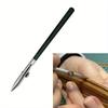1 PC Leather Edge Oil Gluing Dye Painting Pen Applicator Speedy Paint Roller Tool DIY LeatherCraft Tools