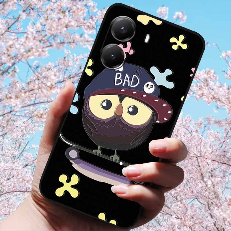 For Xiaomi Poco X7 Pro 3D Relief Flower Emboss Soft Silicone Case Cartoon Painted Back Cover for Poco X7 Pro with 3D Relief Case