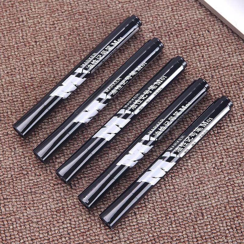 M&G APMY2204 Black Marker Pen, 10-Count