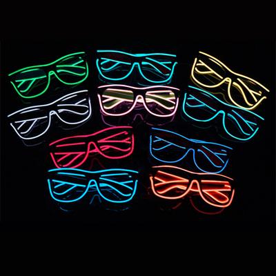 Lunettes lumineuses à LED Lunettes Rave Parties avec Lumière LED Lunettes de Soleil LED Accessoires de Fête de Mariage SG05