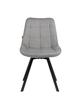 PANKO Velvet Upholstered Swivel Chair, Black