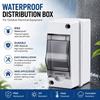 1Pcs 2 Way Breaker Box IP65 Waterproof MCB Protection Box Solar Junction Box  for Solar PV System