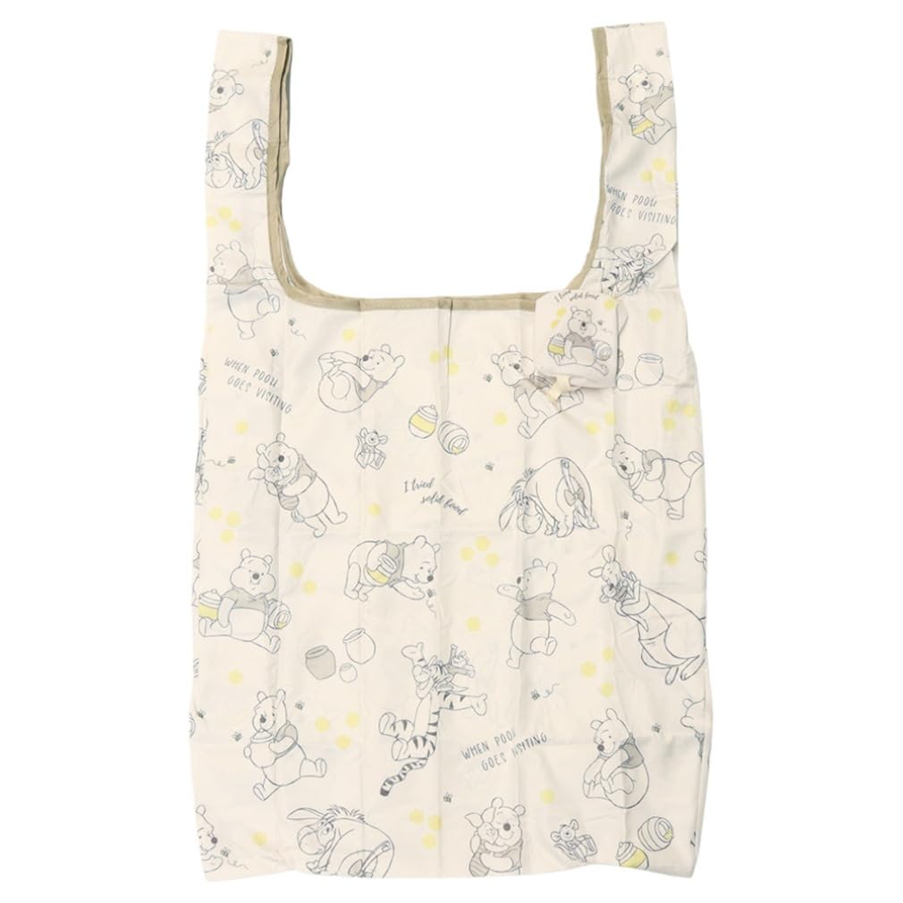 Disney Eco Bag with Winnie the S2322838 SUN-STAR Carabiner, Pooh,