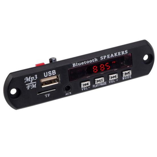 Automobile MP3 Player FM Radio Bluetooth-compatible 5.0 Speaker Module Audio Decoder Board
