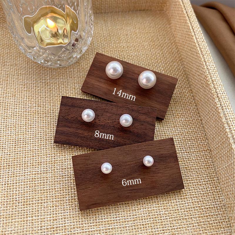 Premium pearl stud earrings design sense earrings temperament celebrity accessories trendy earrings explosion