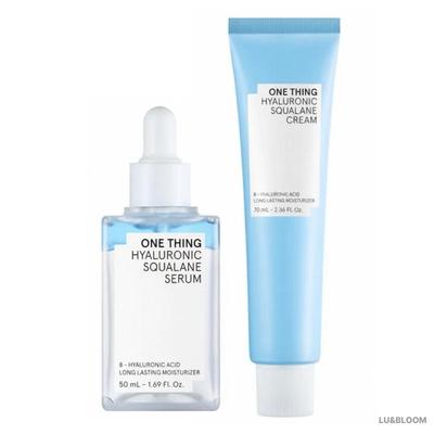 Hyaluronic Squalane Serum 50ml & Cream 70ml Set (+Free Gift)
