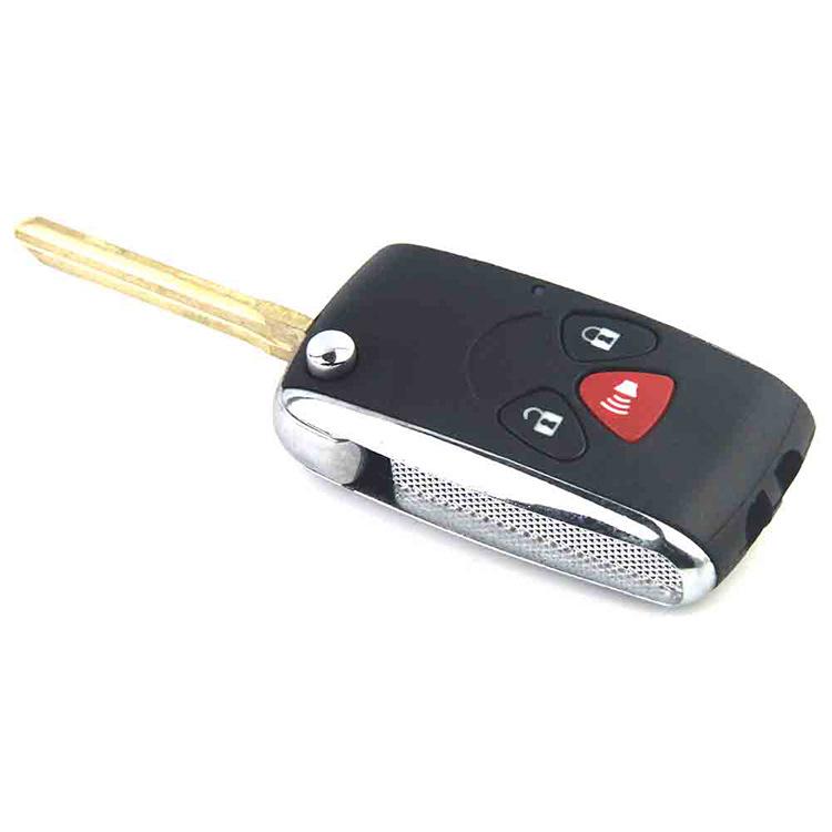 

Toyota 3-Button Remote Key Shell (No Logo) чёрный