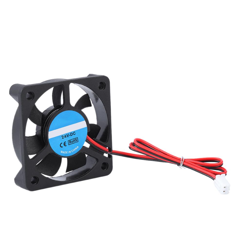 3D Printer Accessory Part DIY 5010 Cooling Fan 2Pin 24V 4000 6500 RPM 8 14CFM