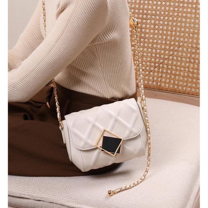 New Women's Handbag, Trendy Genuine Leather Chain Crossbody Bag, Niche Fashion, Versatile, High-End Women's Bag