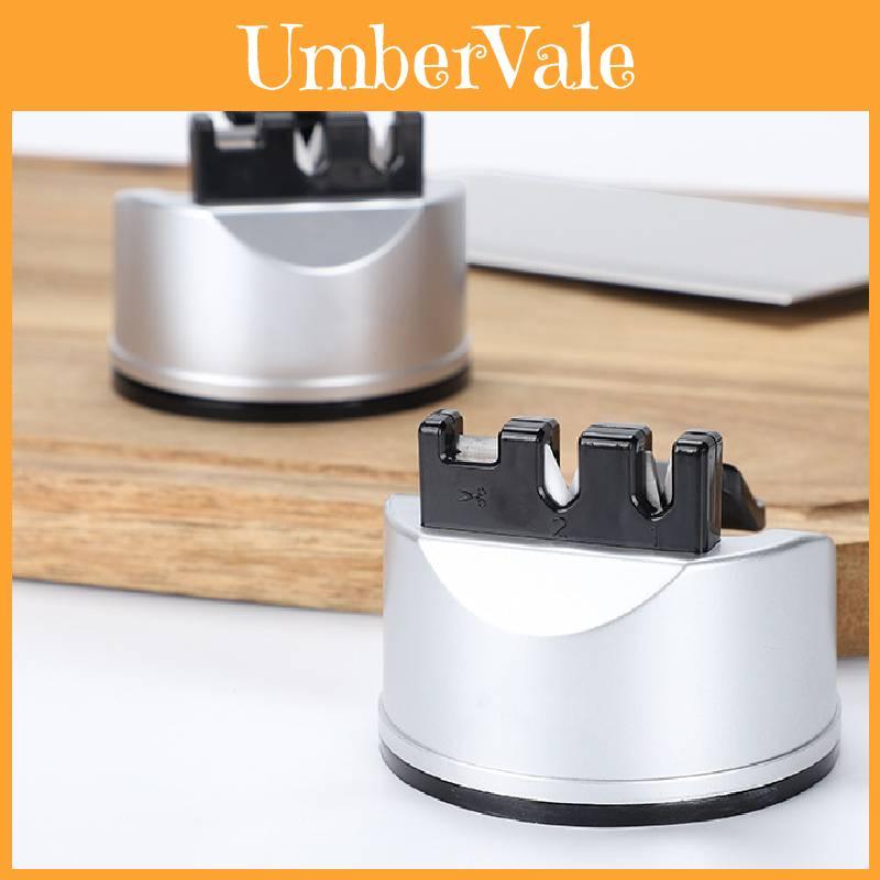 Tungsten Steel Knife Sharpener With Multifunction Sucker Base For Kitchen Use