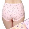 And Elderly Mother Plus Size Cotton Panties Flower Panties Elderly Underwear Female Lingerie