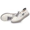 Sneakers Loafers Ladies Leather  Spring Lace-up White Shoes Women Casual Soft Sole Flat Shoes Women