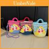 Cartoon Knitted Crossbody Bag With Shy Girl Design For Women Winter Fashion Trendy Casual Womens Accessory