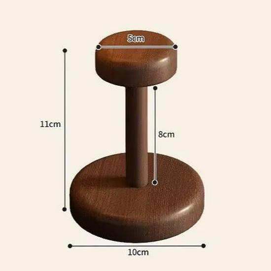 Walnut Wood Disposable Cup Dispenser: 2026 Model Solid Wood Paper Cup Holder & Storage Rack