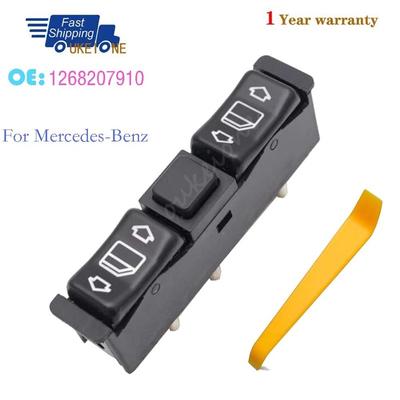 1268207910 For Mercedes-Benz 190E 1984-1993 190D W123 W201 W126 Power Window Switch Lifter Control Regulator Button Parts