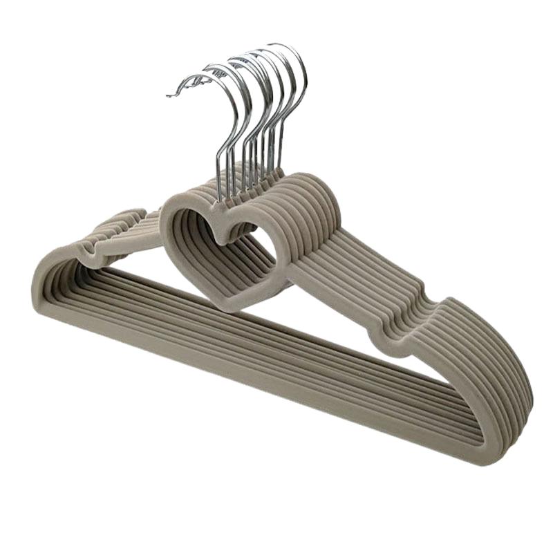 

Нескользящая вельветовая вешалка с флоковым покрытием для одежды, органайзер для одежды, вешалка для организации и хранения в комнате, экономит хакама, 10 шт.