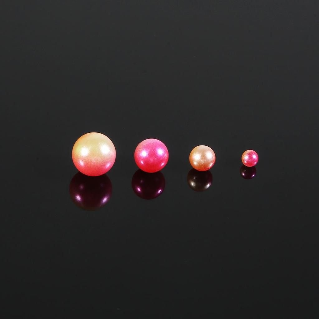 4-10mm Iridescent ABS Imitation Pearl Beads for DIY Decoration