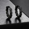 Rock Punk Style Skull Hoop Earrings For Men Women Silver Color Vintage Skeleton Earring Hip Hop Jewelry Halloween Gift OHE188