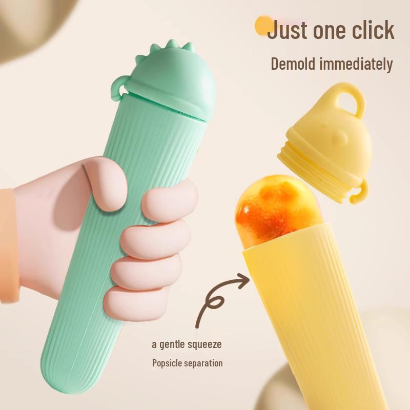 Silikonform för glasspinnar - Livsmedelsgodkänd, Barnvänlig för hemgjorda glasspinnar