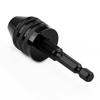 1PC Keyless Drill Bit Chuck Adapter With 1/4 Hex Shank For Impact Driver - AU
