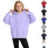 Boys Girls Casual Lined Long Sleeve Color Sweatshirt for Everyday Wear