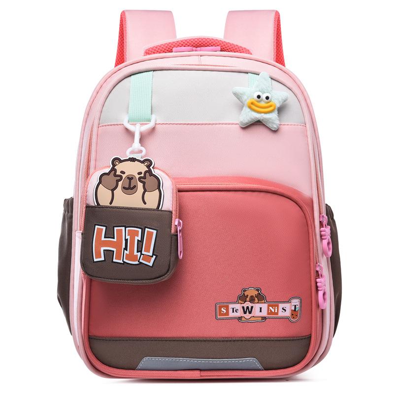 School bag School bag for primary school students New large-capacity burden reduction spine protection backpack for grades 1-3