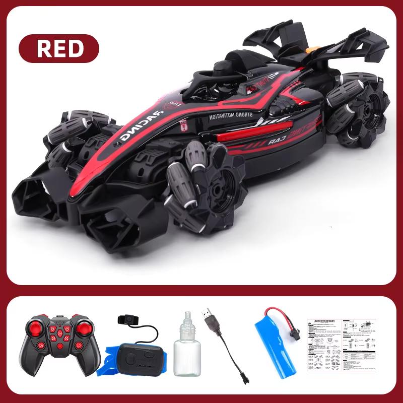 New RC Car LED Light 2.4G Radio Remote Control Cars Sports High Speed Drive Car RC Watch Gesture F1 Formula Racing Boys Toy Supercar