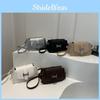 Fashionable Lightweight Small Square Handbag For Women In Black White Silver Khaki Coffee Stylish Everyday Accessory