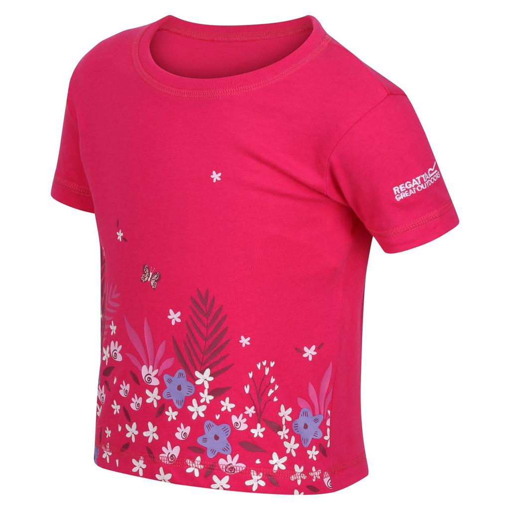 Regatta Childrens/Kids Peppa Pig Flower Short-Sleeved T-Shirt