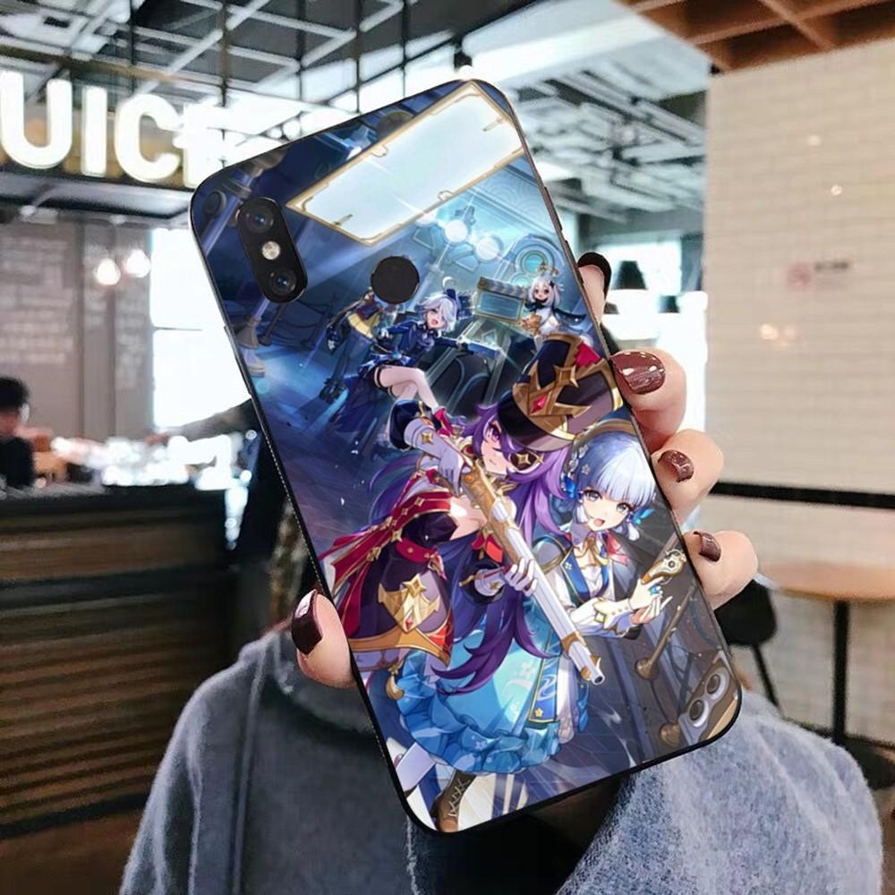 Genshin Impact Anime Phone Case For Xiaomi Mi 5X 8 9 10 11 12 Lite Pro 10T PocoX3pro PocoM3 Note 10 Pro Lite