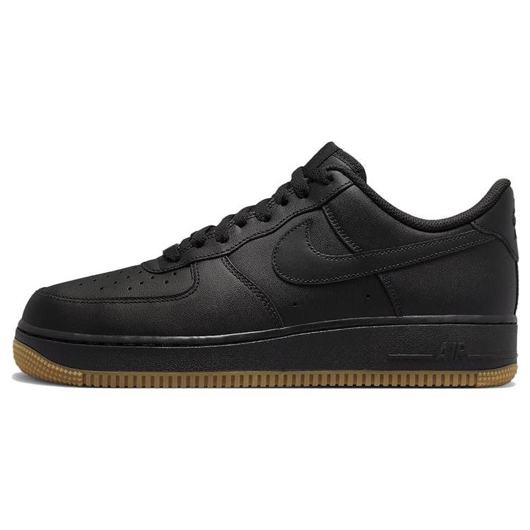 New Nike Air Force 1 Low '07 Black Gum 2022 DZ4404-001