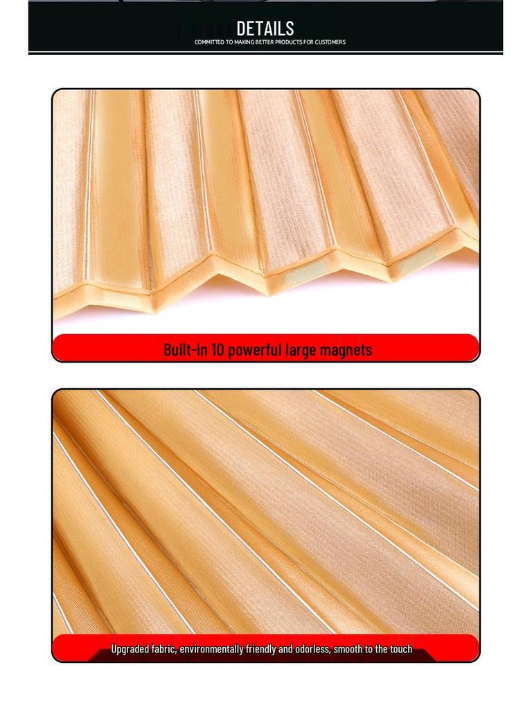 Magnetic Car Sunshade Curtain for Summer Heat Protection