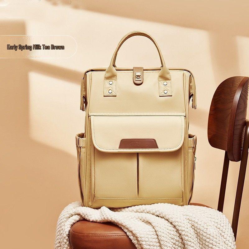 Без запаха Модный Вместительный Легкий Мамин Рюкзак для Прогулок Bag Shoulder Strap 3490₽