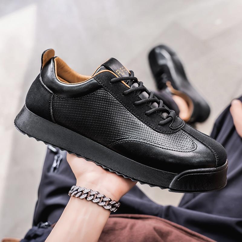 Große Größe neue lässige Sport-Lederschuhe Sport-Board-Schuhe