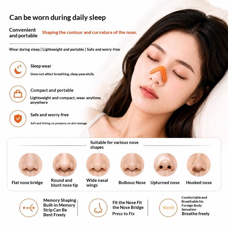 Reusable Adjustable Nose Reshaping Strips Breathable Nose Shaping Stickers for All Skin Types Beauty Use