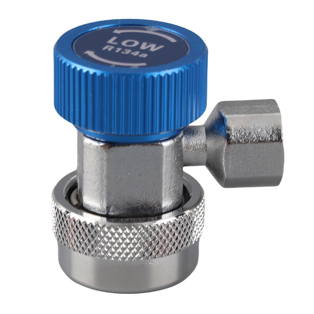 R134ACelsiusC Low High Quick Connector   Conditioning Coupler Adapter   Extractor Valve   (Red)