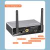 6 in 1 Digital to Analog Converter BT 5.3 Receiver Transmitter Optical Coaxial AUX RCA USB TF DAC Wireless Audio Adapter
