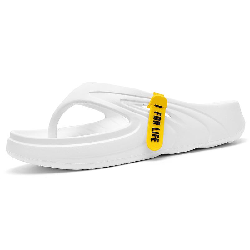 Comfortable Fit Flip-Flops Mens Summertime New Mens Outer Wear Home Anti-Skid Anti-Odor Flip-Flops Beach Sandal Shoes