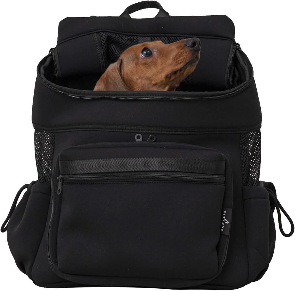 Citydog Neoprene Backpack Lightweight and Washable for Small Stylish and Size Carrier, Dogs, Lightweight, S-Black
