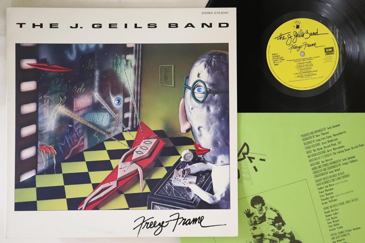 

LP Record J GEILS BAND - Freeze Frame EYS81447 EMI AMERICA 1981 Japan Rock Used